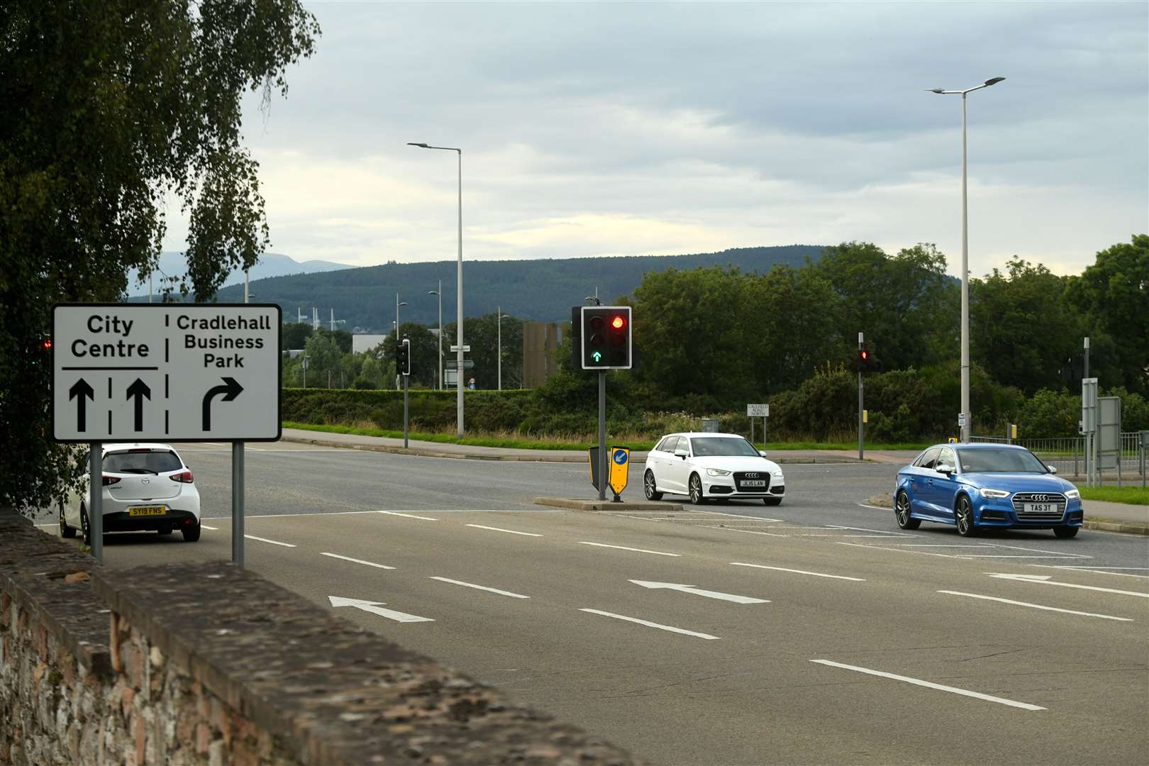 The new East Link road will connect the A9 and A96 and pave the way for development on the east side of Inverness. Picture: James Mackenzie..
