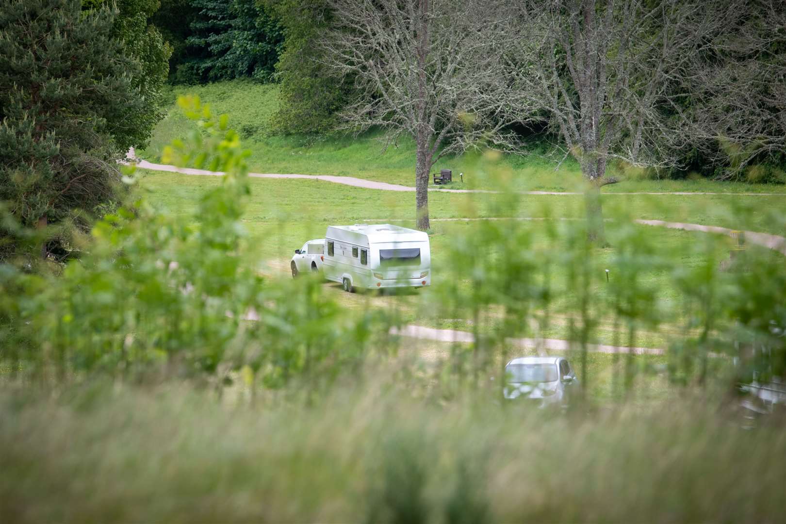 Some of the Travellers leaving yesterday. Picture: Callum Mackay