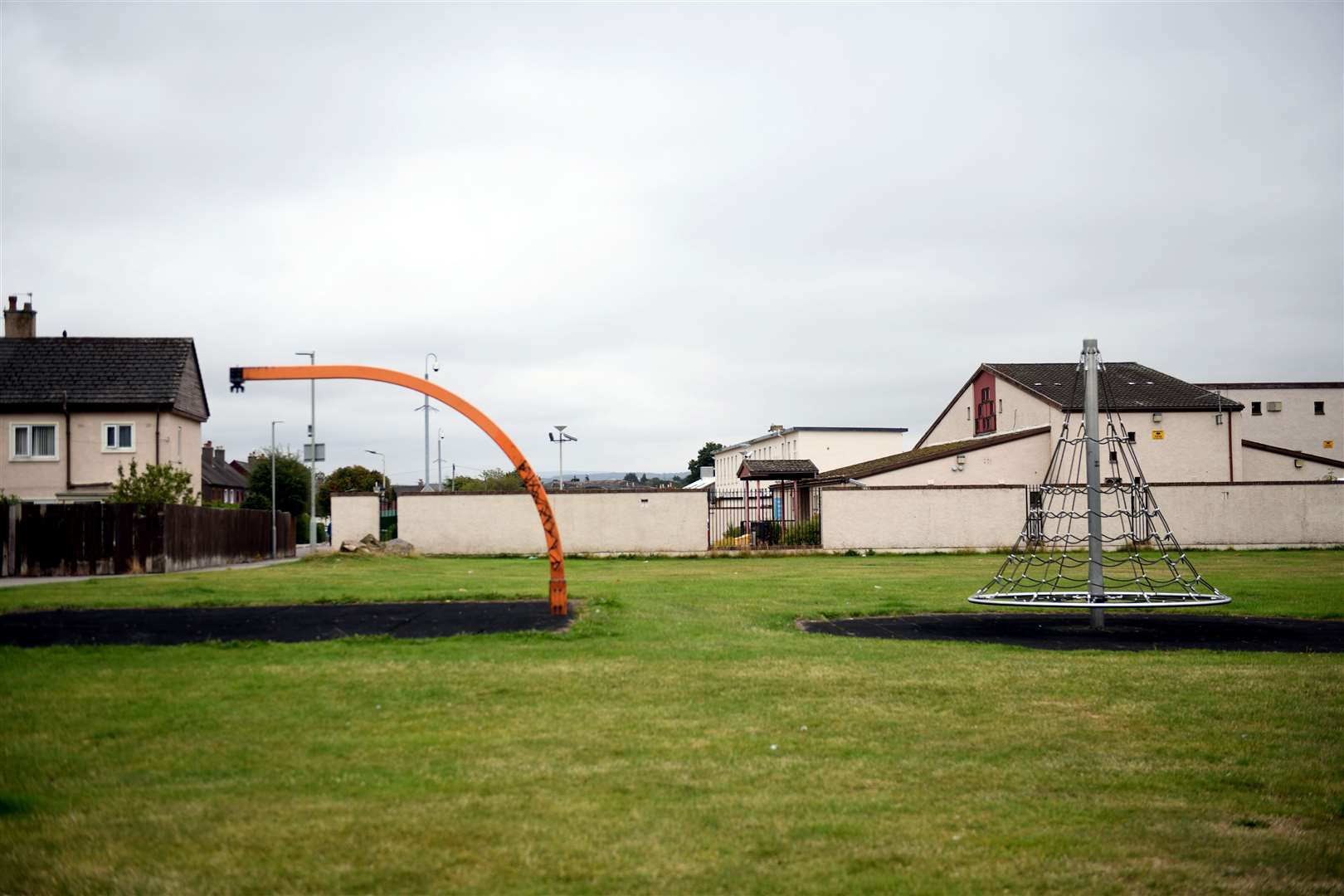 The secondary facilities outside the fenced off playpark. Picture: James Mackenzie.