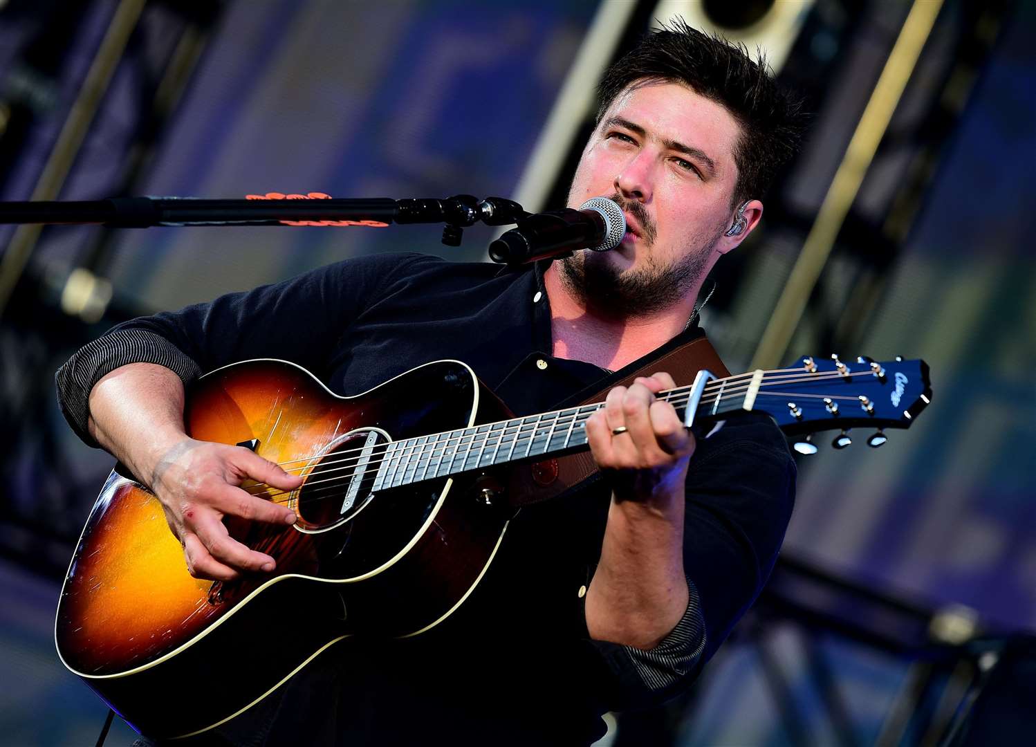 Marcus Mumford will be running for the Grenfell Foundation (Ian West/PA)