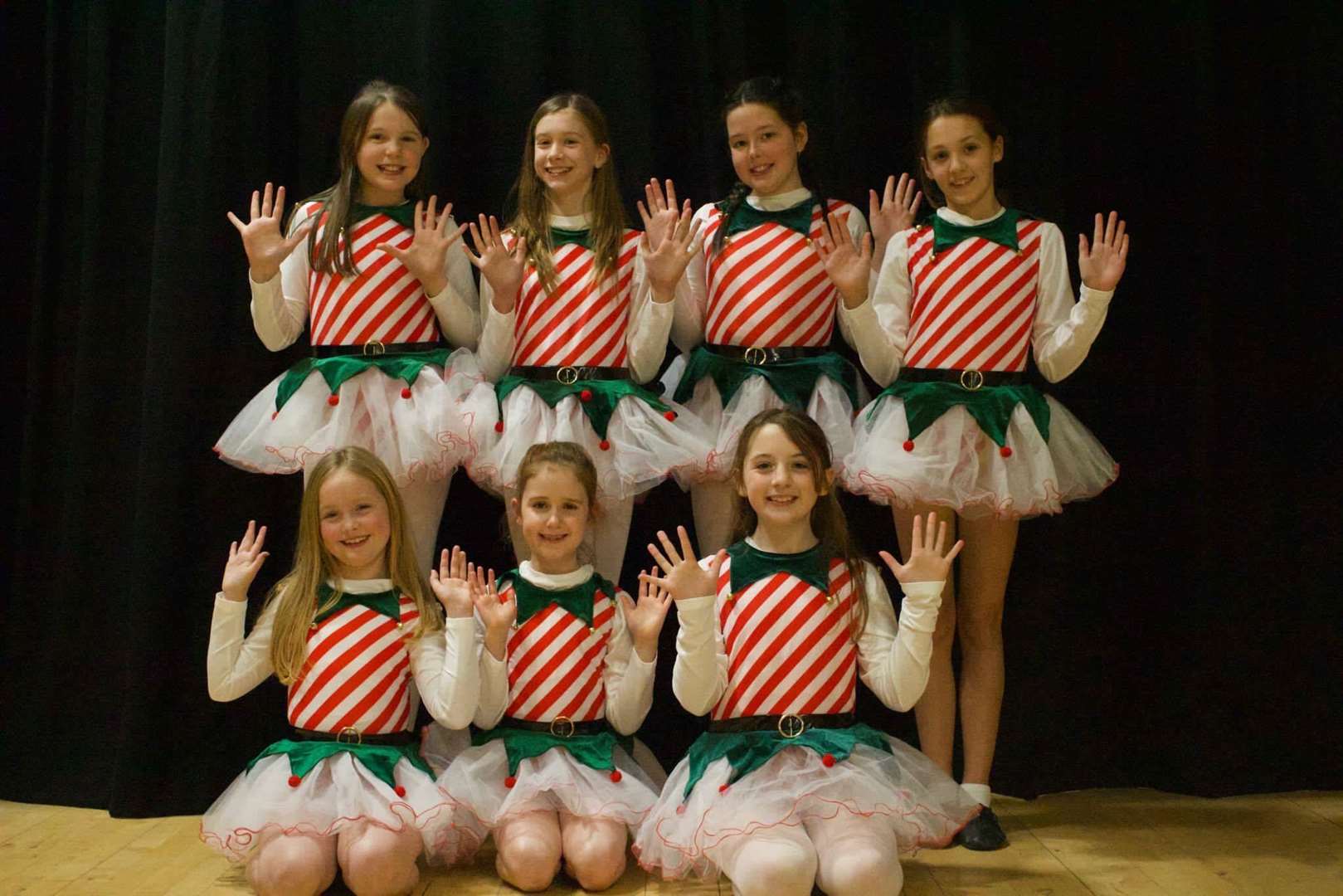 The dance team for the panto.
