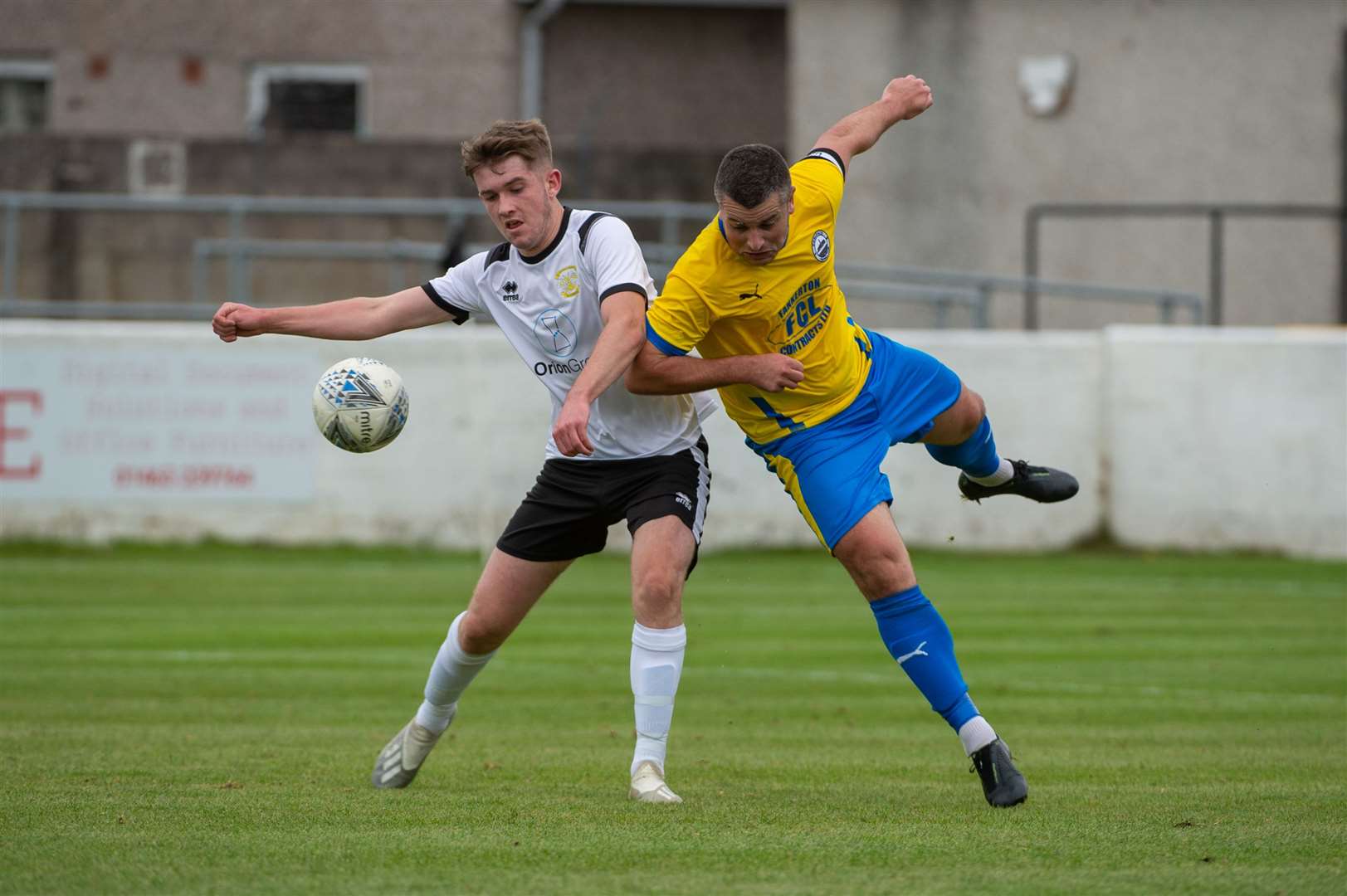 James Anderson continue his prolific run in front of goal against Dunipace, but could not stop Clach going out of the Scottish Cup. Picture: Callum Mackay