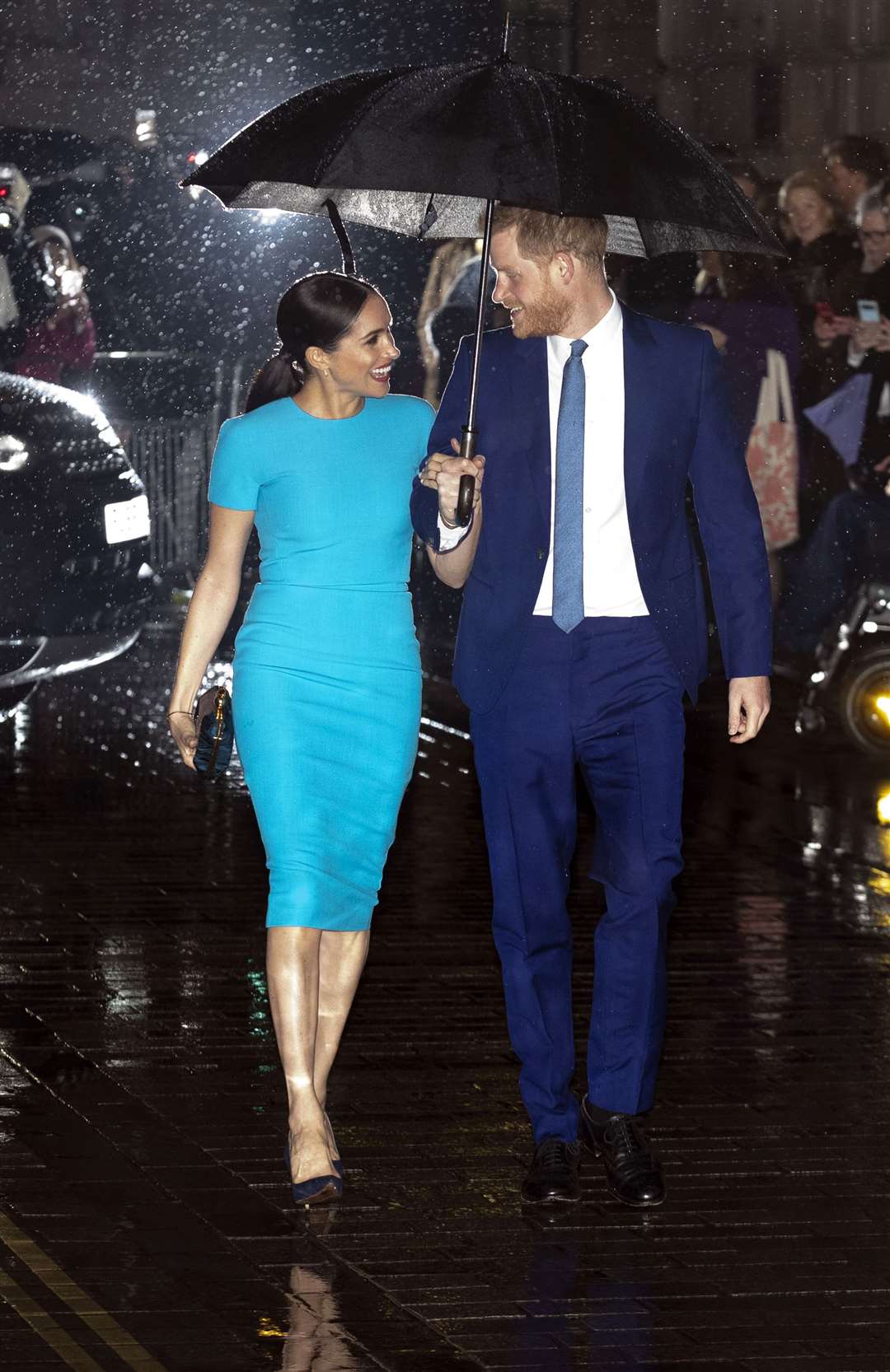The Duke and Duchess of Sussex arrive at Mansion House in London to attend the Endeavour Fund Awards (PA)