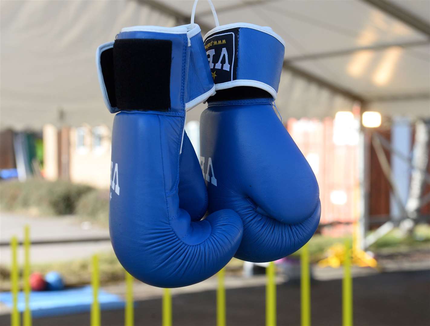 Thanks to a donation from neigbouring business North of Scotland Marquees the Jacobite Boxing Club in Nairn will run outdoor sessions...Picture: Gary Anthony..