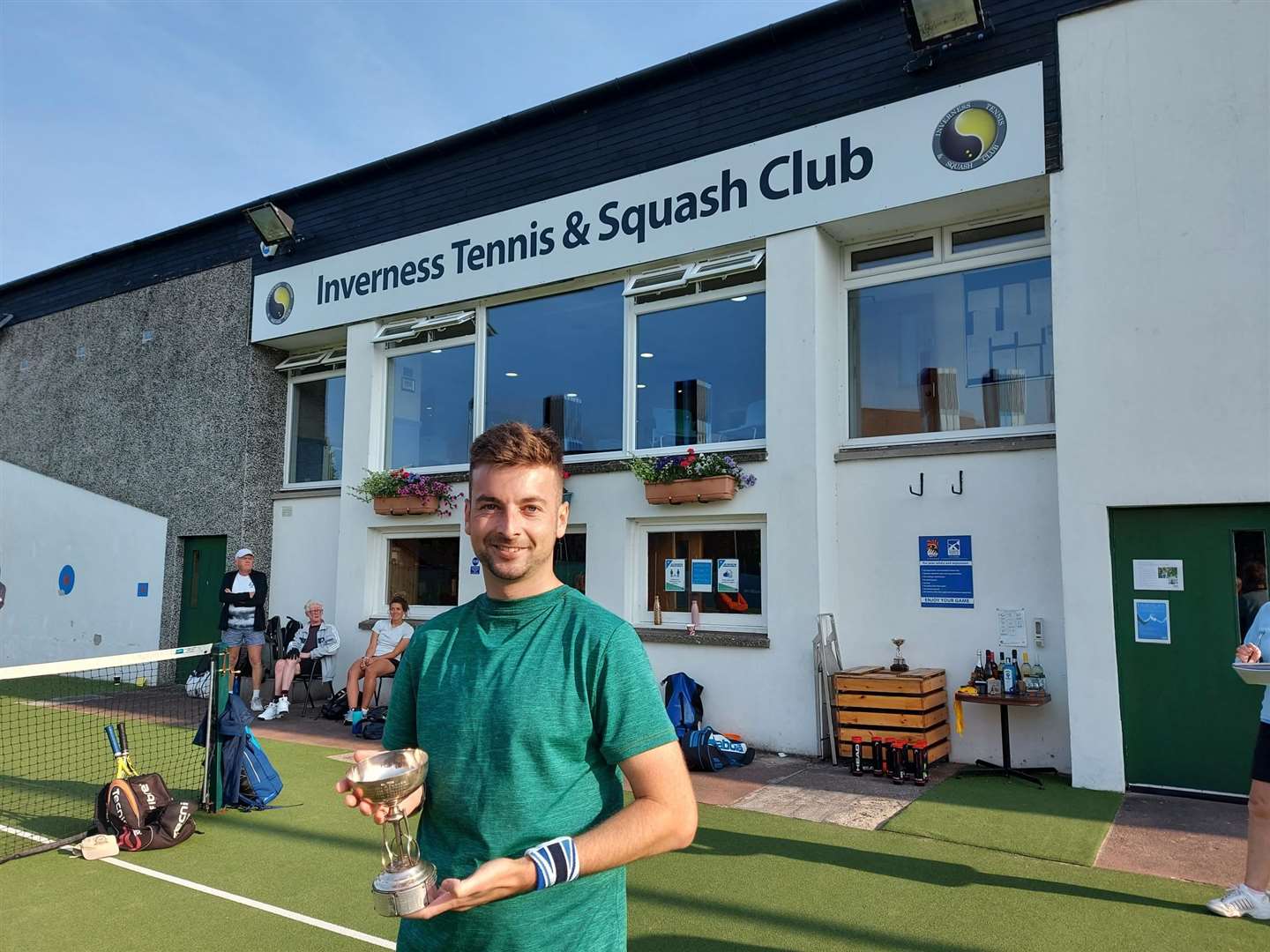Scott Henderson is Inverness Tennis Club champion.