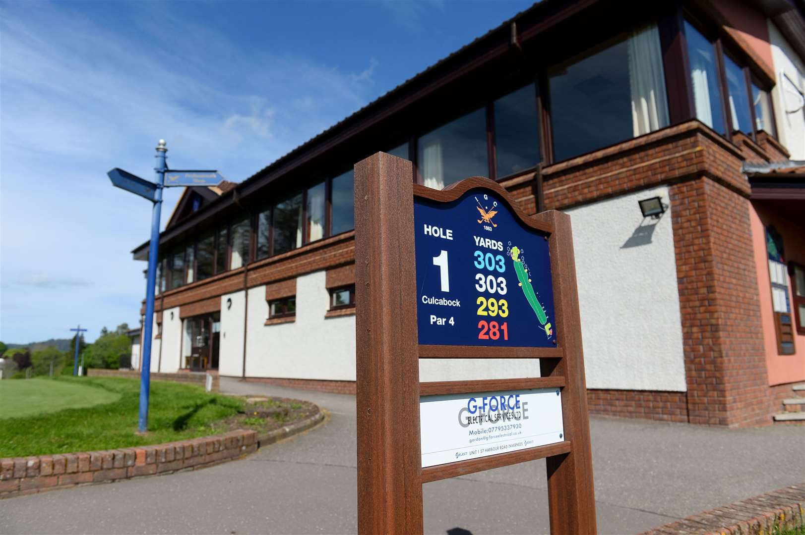 Inverness Golf Club clubhouse.