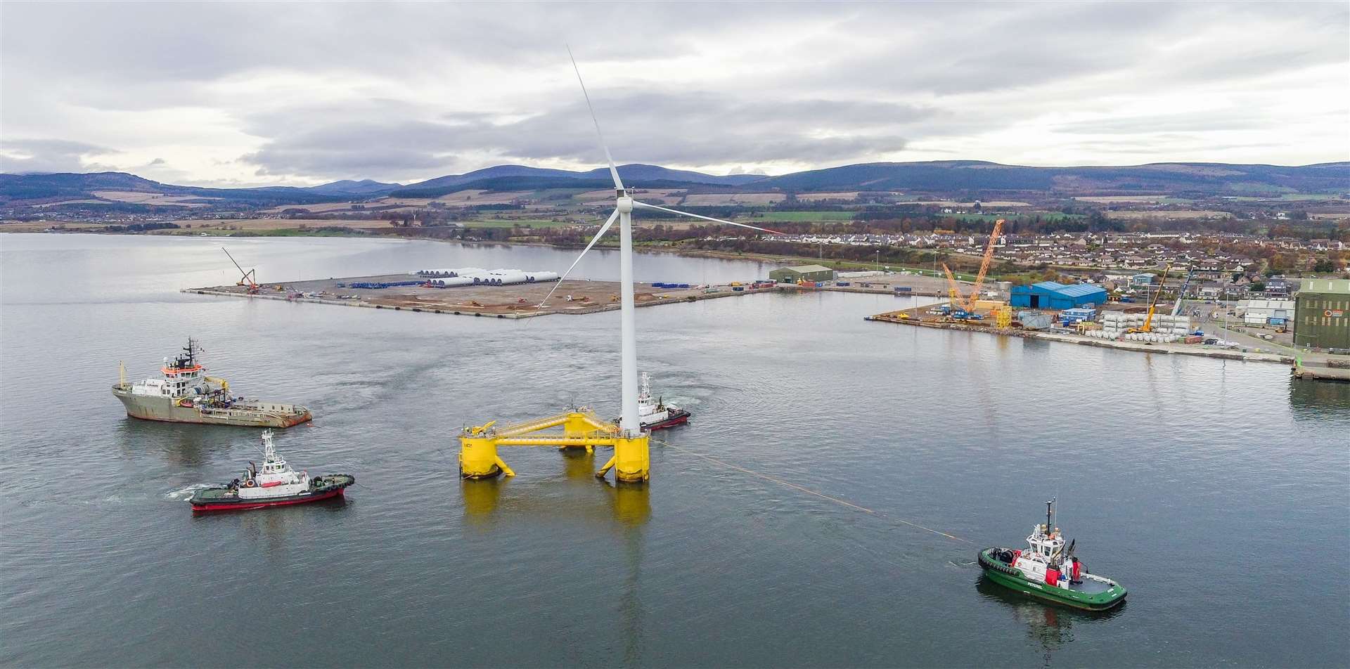 The Cromarty Firth is already ' is uniquely positioned at the heart of a host of multi-billion pound renewable projects', according to PoCF chief executive Bob Buskie. Image by: Malcolm McCurrach | © Malcolm McCurrach 2020