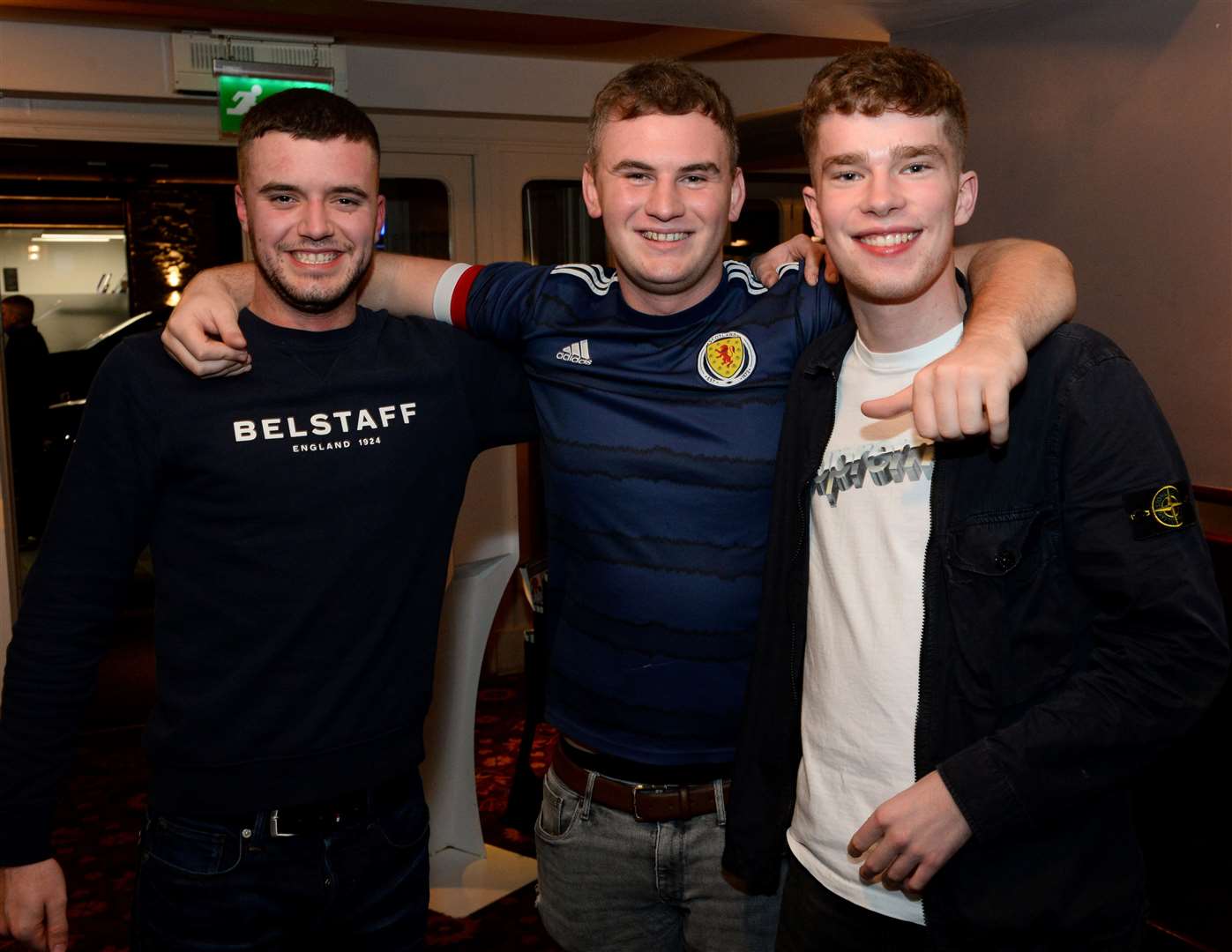 John McLaren, Lewis Fraser and Dylan Finnie.Picture Gary Anthony.