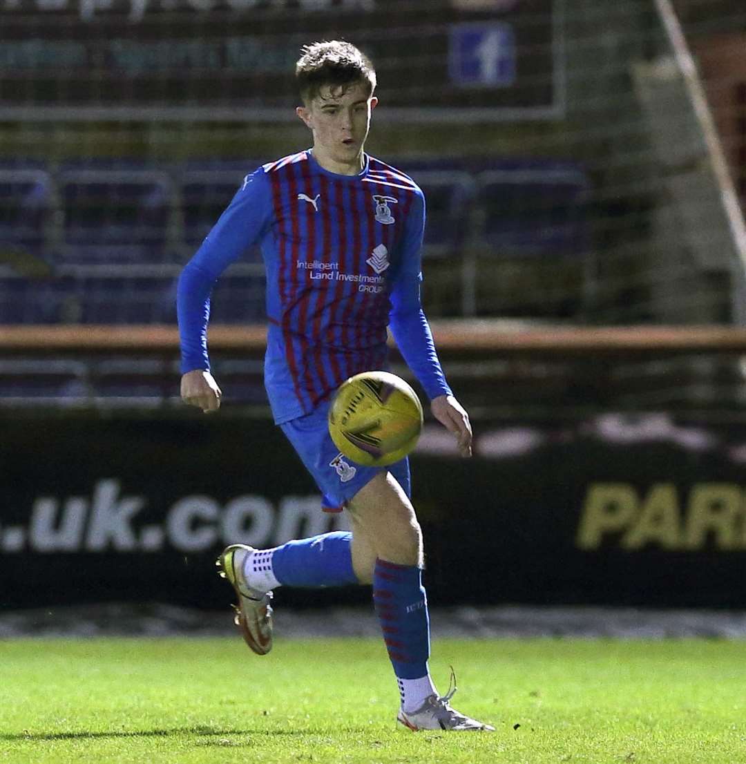 Kieron Willox in action for Inverness.