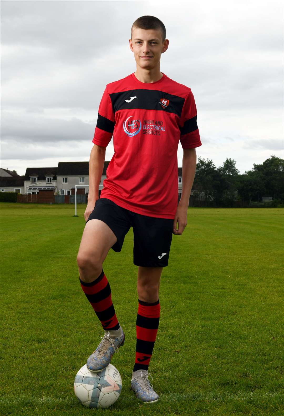 Sam Adams, football player. Picture: James Mackenzie.