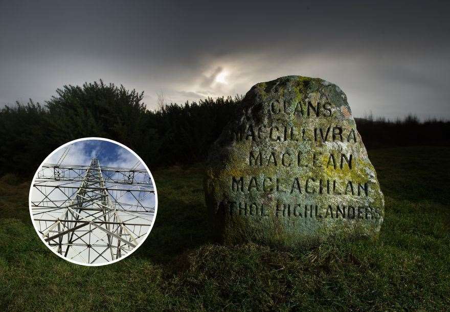 Concerns have been voiced about the proximity of SSEN's proposed pylons route to Culloden Battlefield