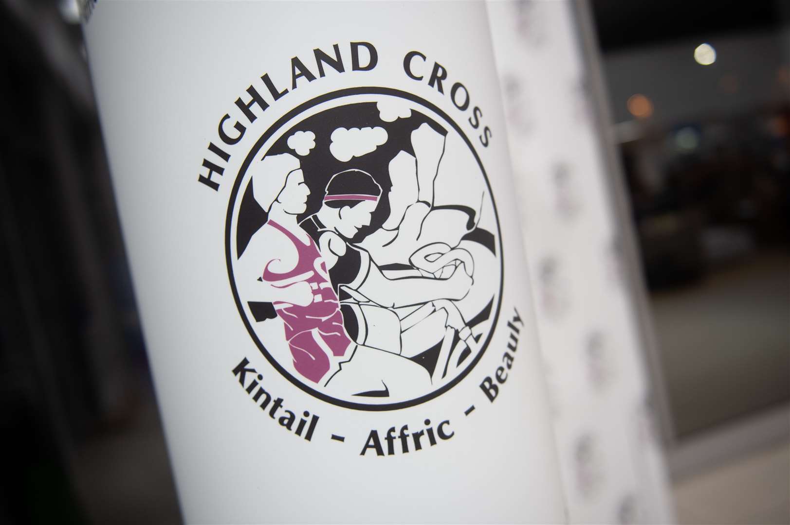 Highland Cross logo display. Picture: Callum Mackay/HNM
