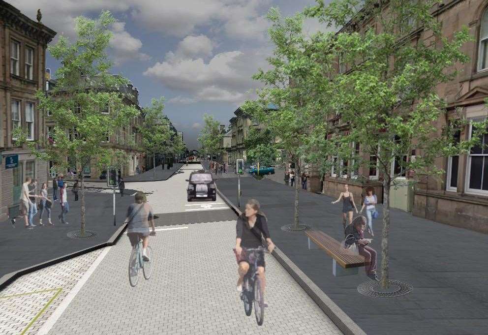Most traffic could be barred from Academy Street under new council plans.