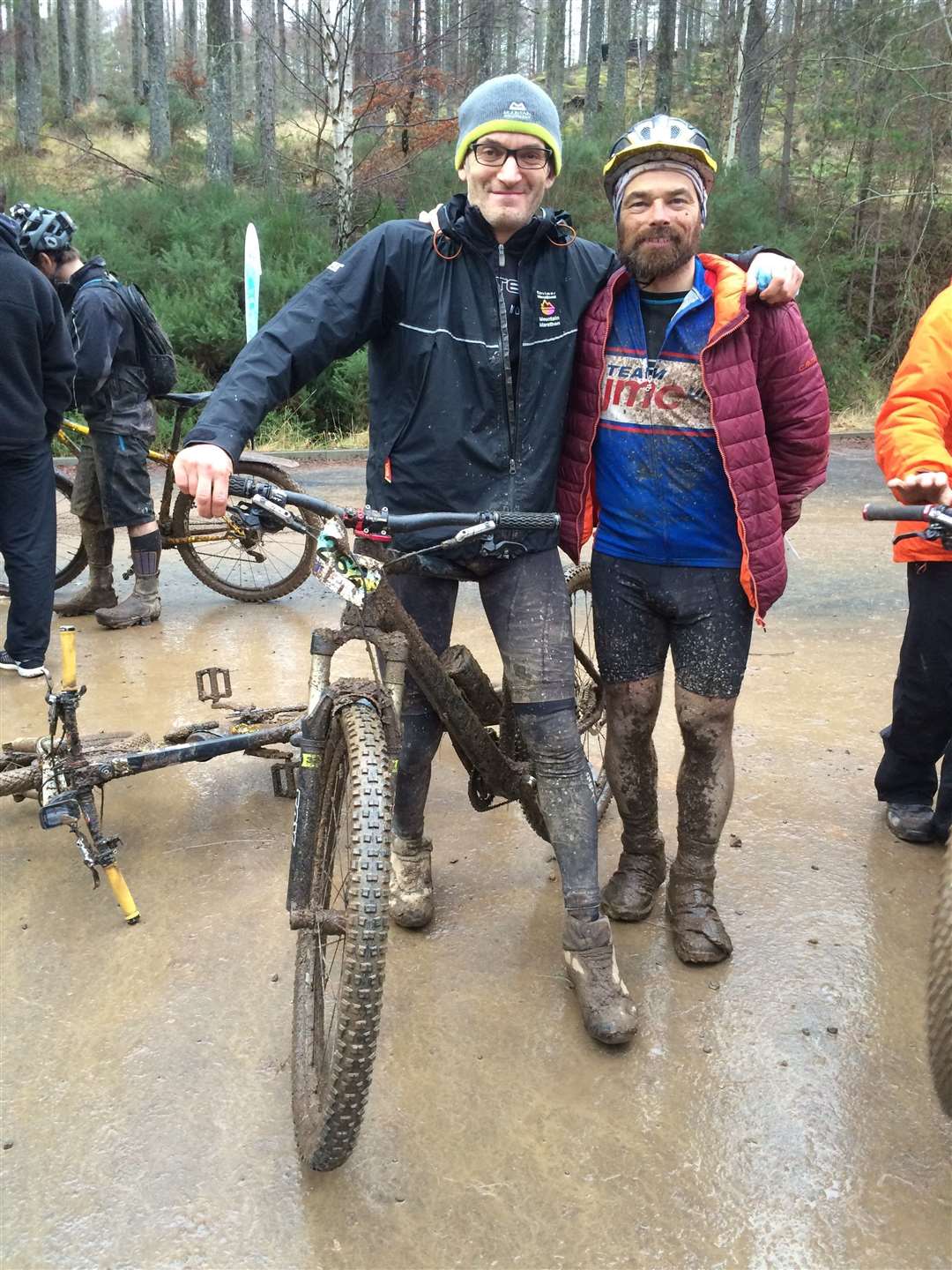 Mike and his team partner Jon triumphant in 2016.
