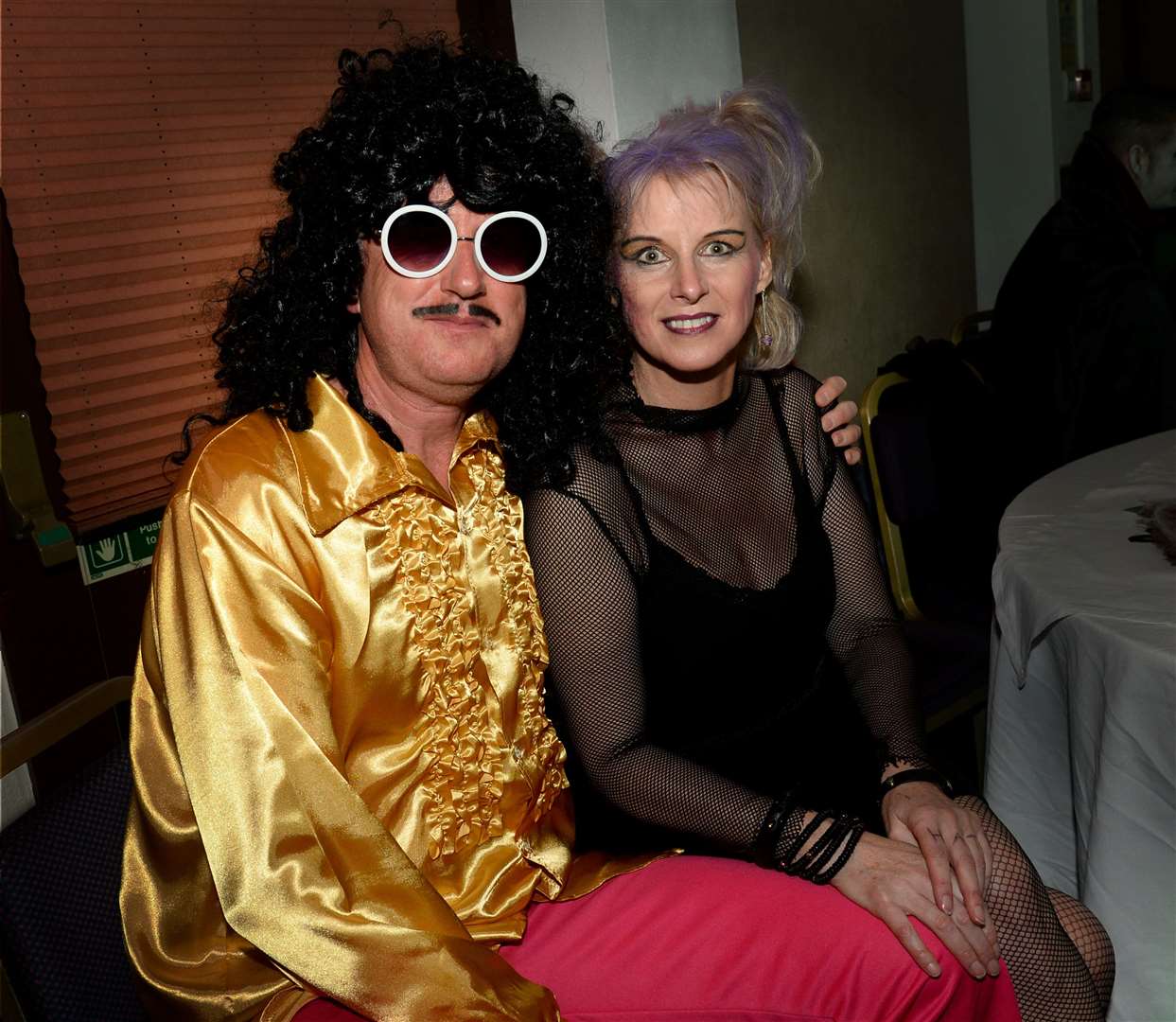 Cityseen at Mikeysline Halloween Fundraiser.Simon and Ali Leiper.Picture Gary Anthony.