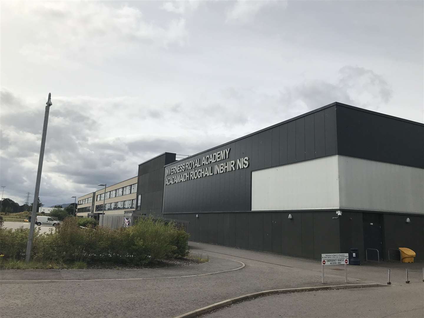 Inverness Royal Academy community sport hub received praise.