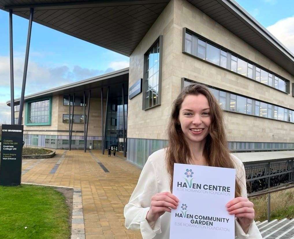 The logo for the new Haven Centre has been designed UHI Inverness student Robyn Paterson.