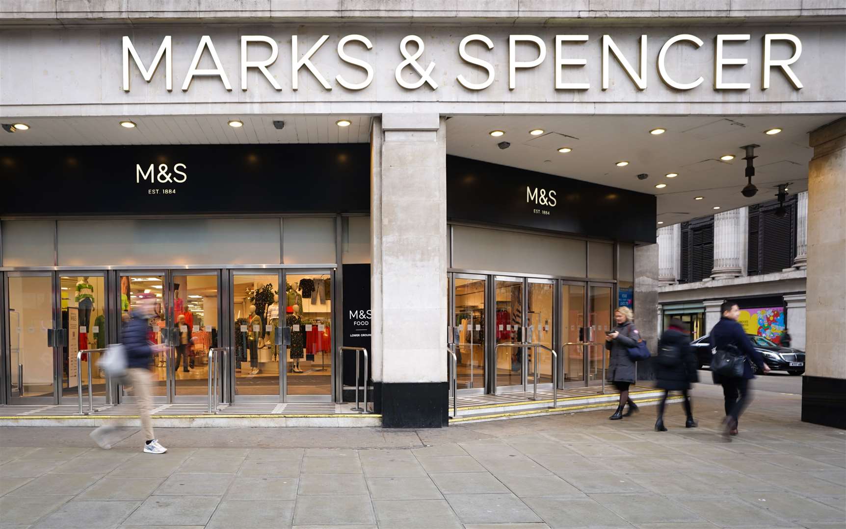 Marks & Spencer said clothing and home sales grew by more than 6% (James Manning/PA)