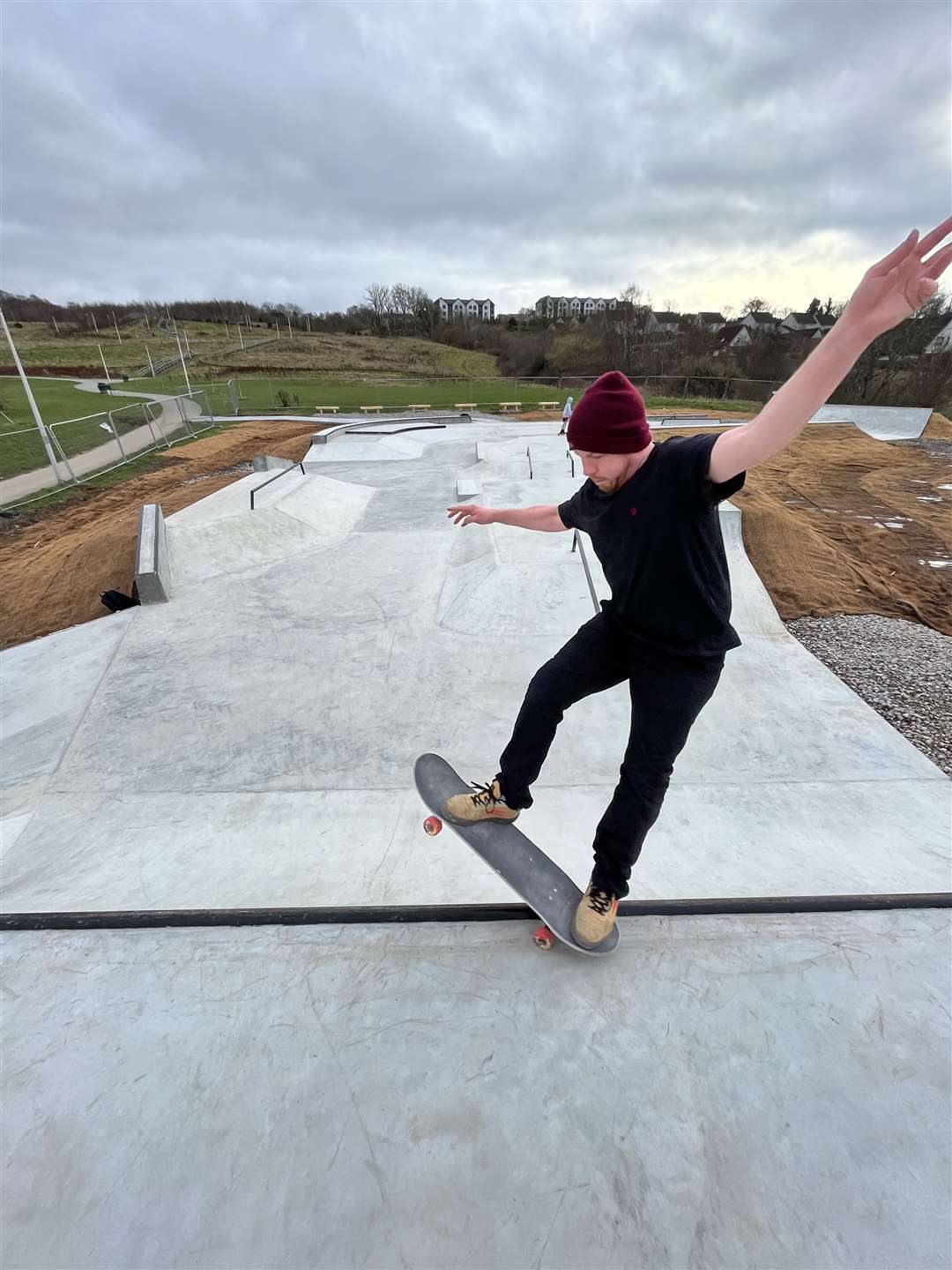 The skate park was officially opened on Thursday. Picture supplied.