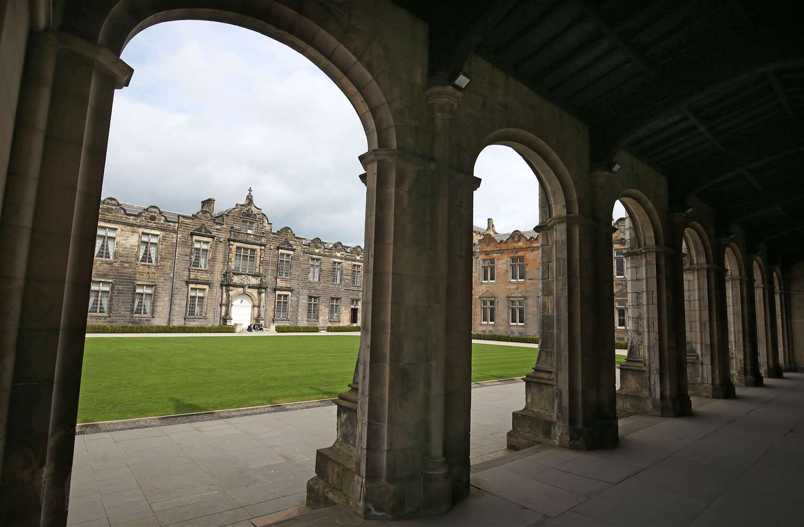 The Lower and Upper College Halls at the University of St Andrews, Scotland (Jane Barlow/PA)