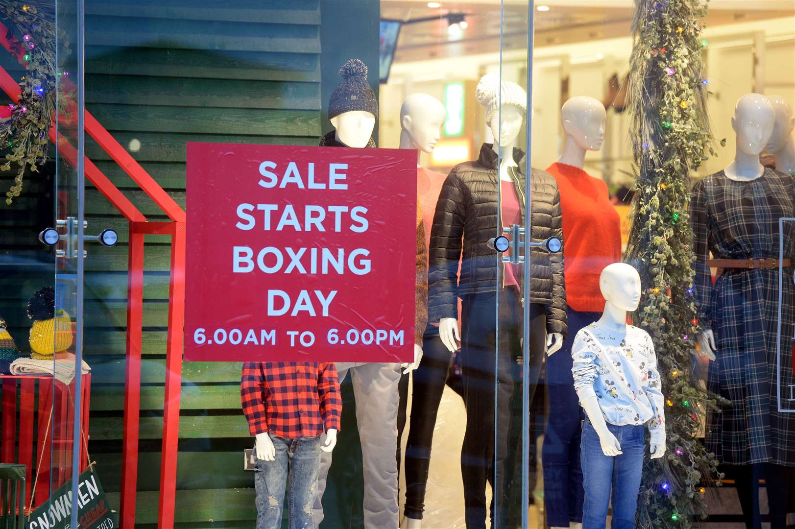 Boxing Day sales.