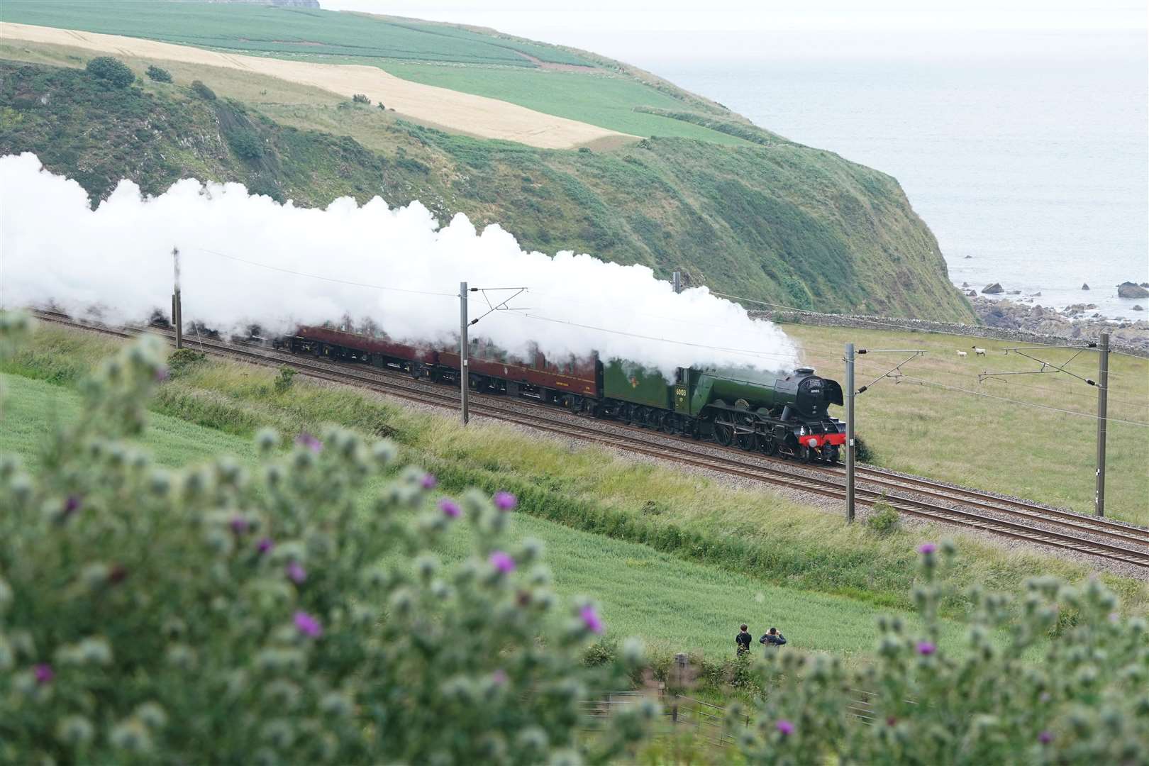 The Flying Scotsman is owned by the National Railway Museum (Owen Humphreys/PA)