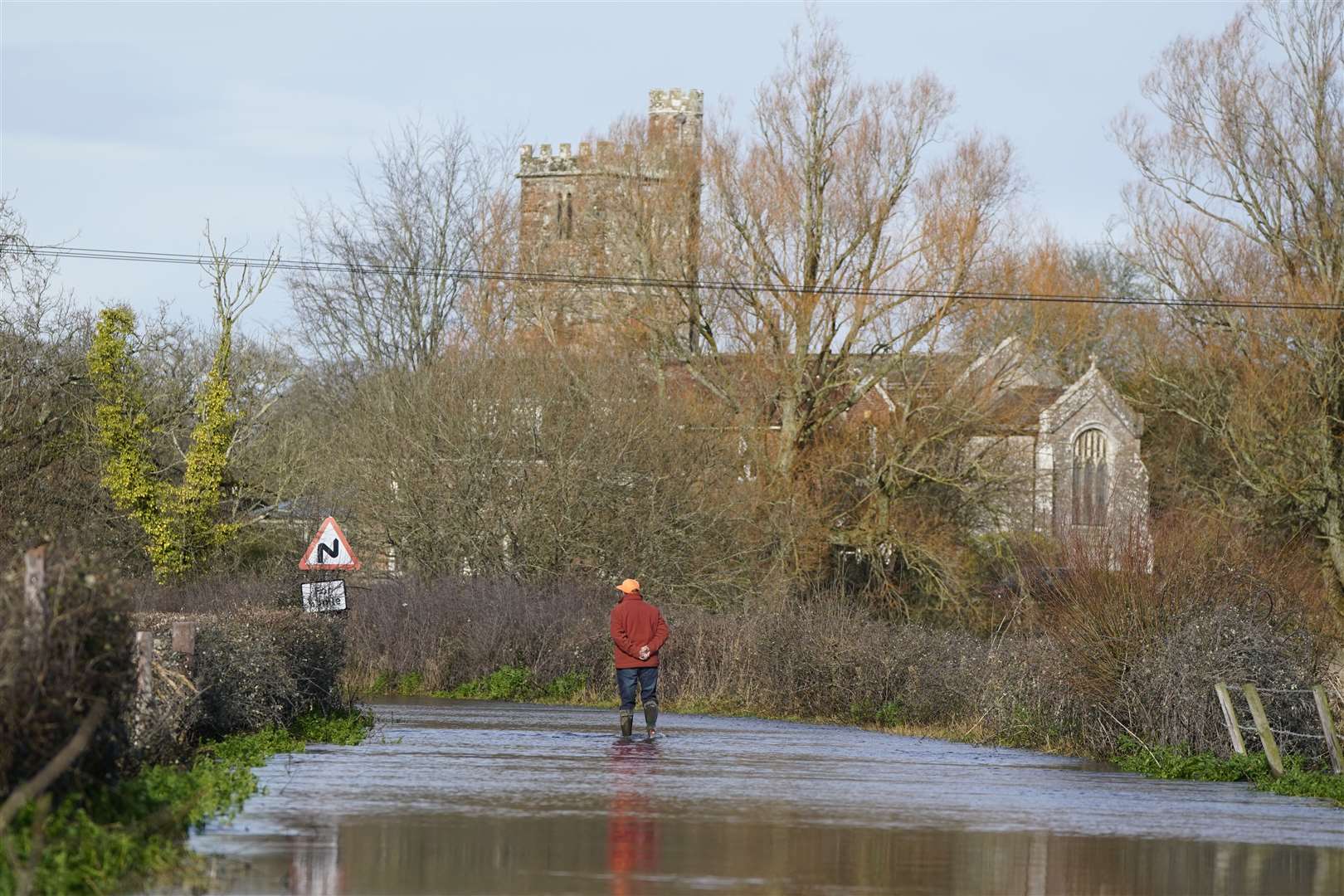 Flooding has been reported in several areas (Andrew Matthews/PA)