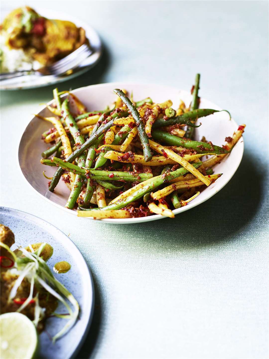 Spicy green beans with chilli and garlic. Picture: Kris Kirkham/PA