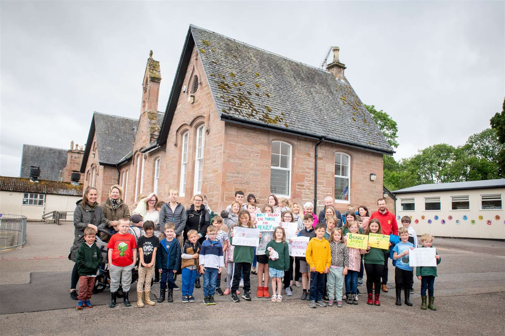 Children attending Beauly Primary School deserve a better building, say parents.