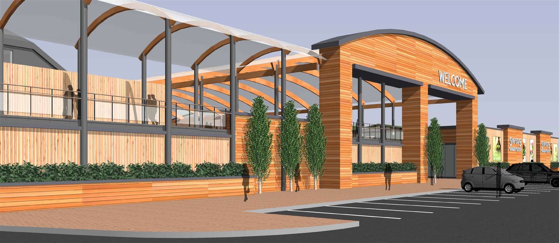 An artist's impression of the new extension.