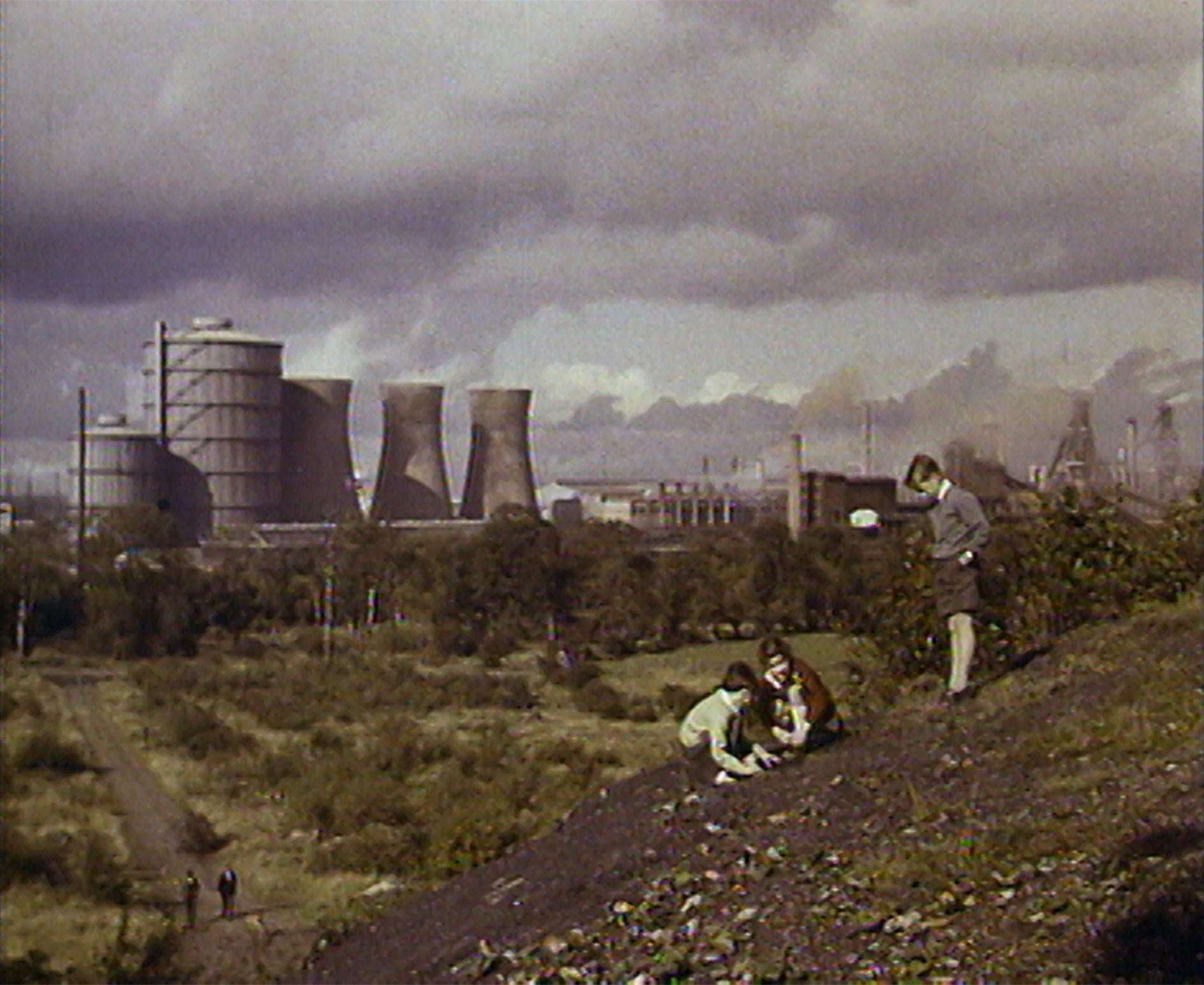 A still from the archive film that looks for the roots of the climate crisis in Scotland's post-war history.