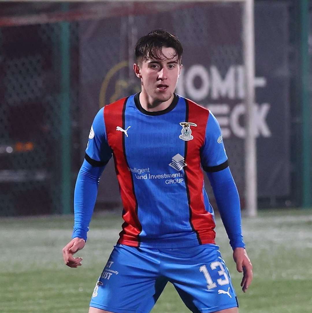 Ryan Barrett was one of the elder statesmen of the Inverness team at 21 years old – despite having played just three senior games. Picture: Ken Macpherson