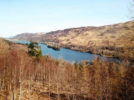Loch Oich from the Great Glen Way track on the way to Laggan.