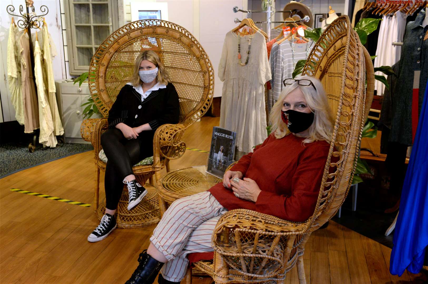 Maggie Blyth's Boutique has put safety measures in place for customers and staff. Picture: James Mackenzie