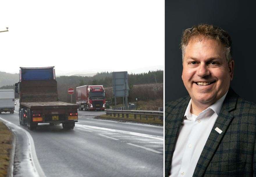 Martin Reid, policy director for Scotland, Wales and Northern Ireland for the Road Haulage Association (RHA), says the dualled sections on the A9 offer a better driving experience.