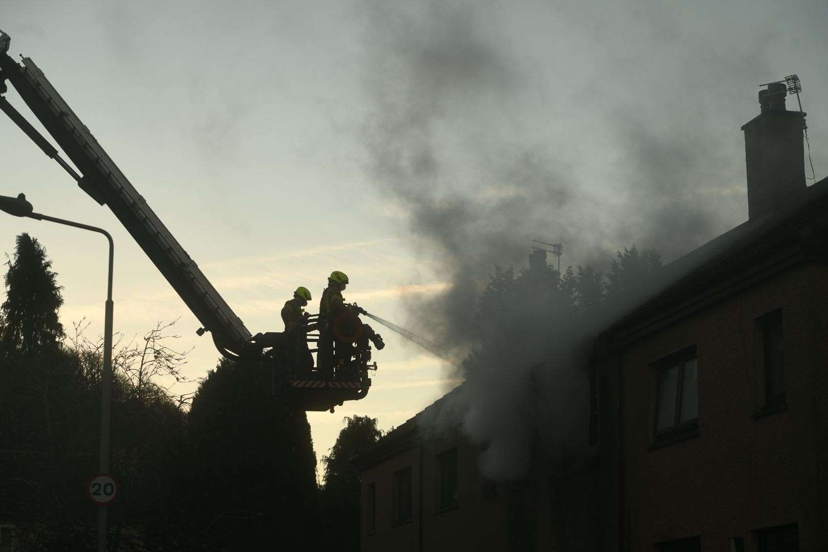 The fire at St Valery Avenue, Dalneigh