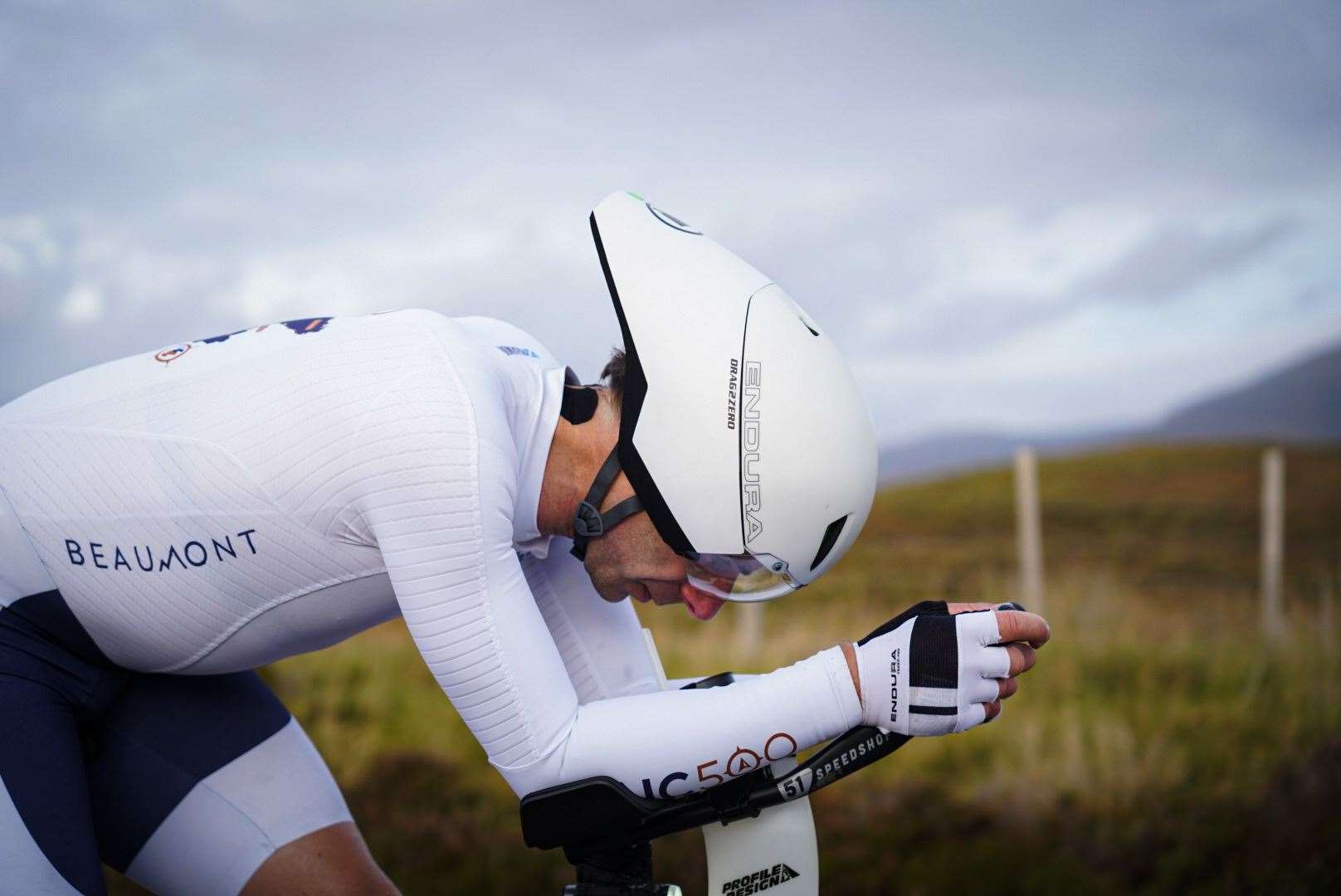 Mark Beaumont during his record breaking NC500 attempt last year. Picture: Marcus Stitz