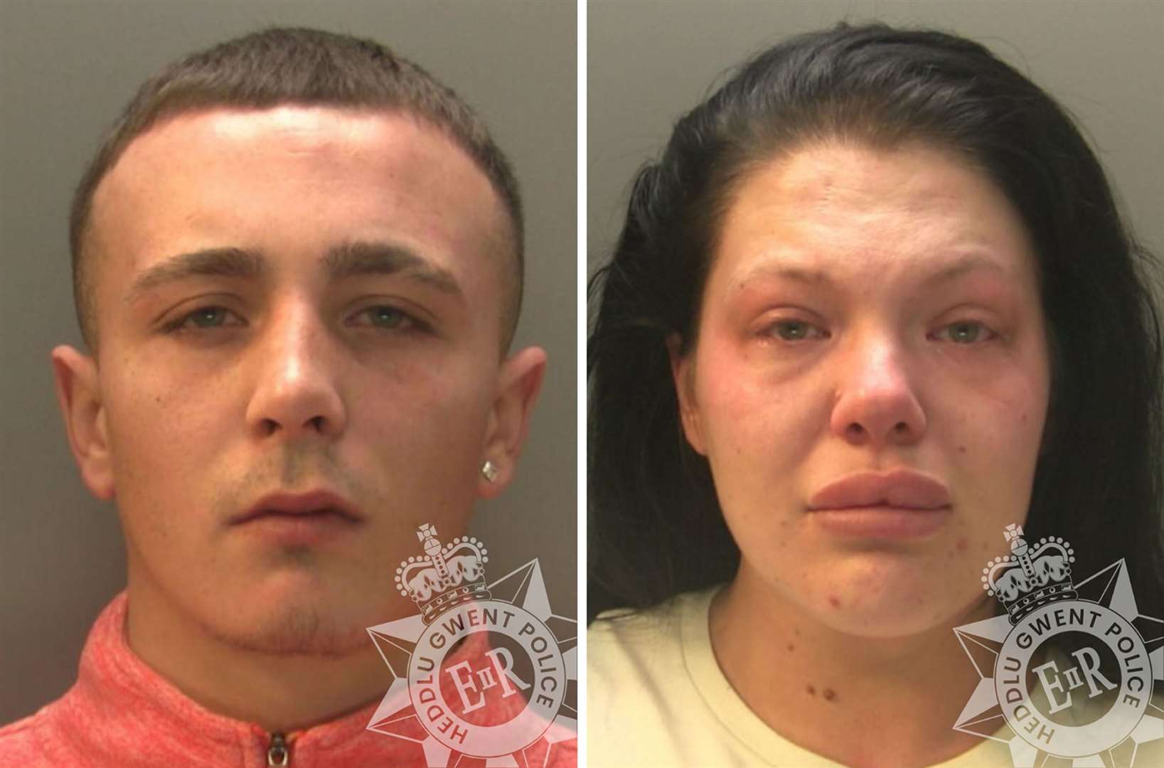 Brandon Hayden and Amy Salter were jailed after admitting being in charge of the dog that killed Jack Lis (Gwent Police/PA)