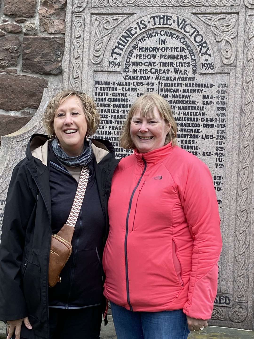 Beth Pittman, left and Mhairi Jarvie at the Old High Church.