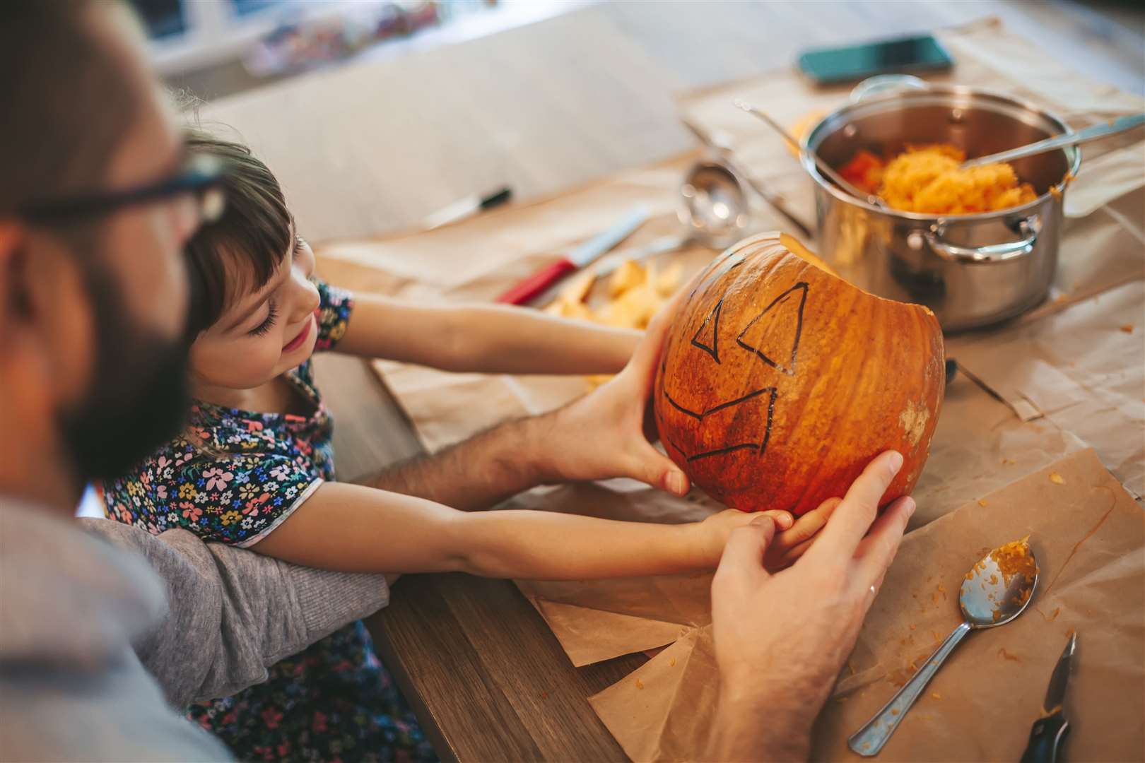School holidays might be a good opportunity for family activities related to Halloween.