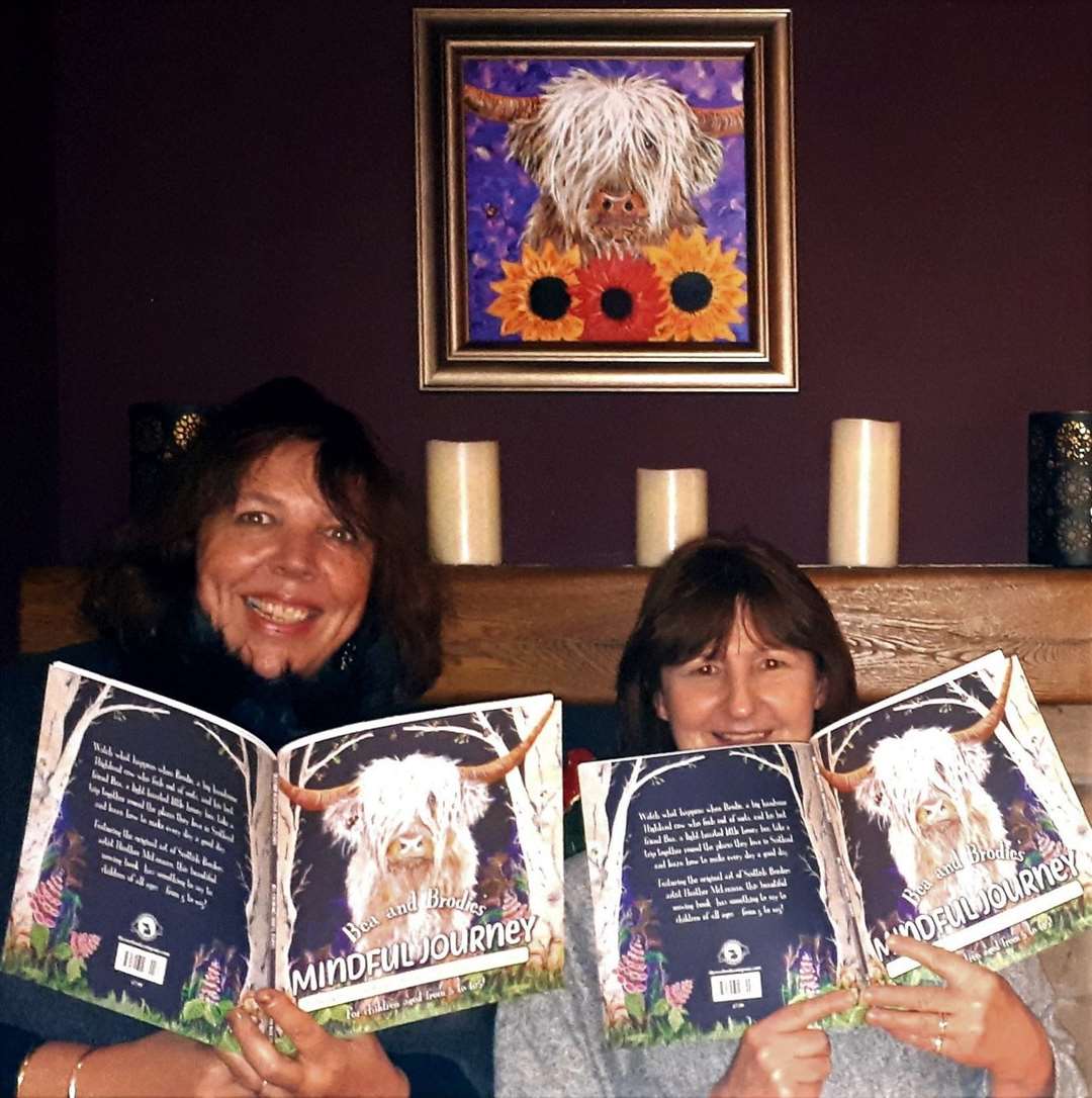Susan Cohen, writer and publisher, who comes from Inverness, and the famous Scottish Borders artist, Heather MacLennan.