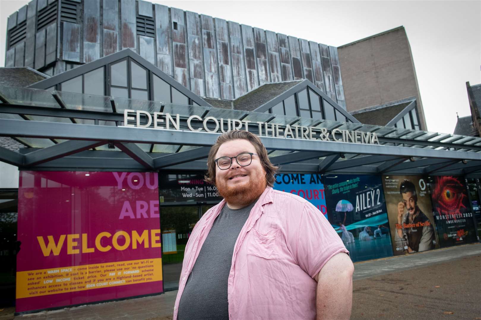 Eddy MacKenzie set out on his performing career in Inverness including appearing at Eden Court Theatre. Picture: Callum Mackay.