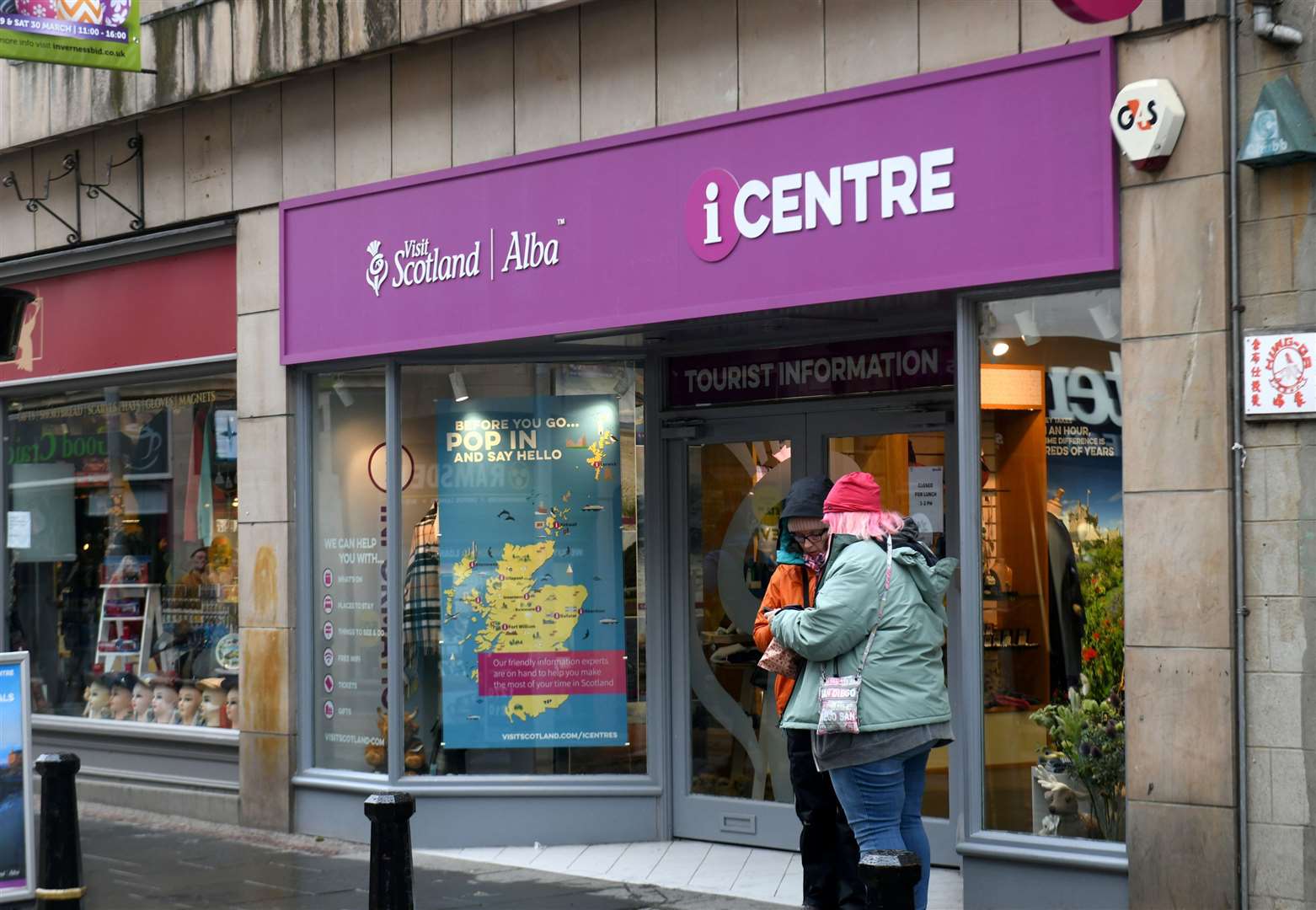 VisitScotland’s information centre in Inverness. Picture: James Mackenzie