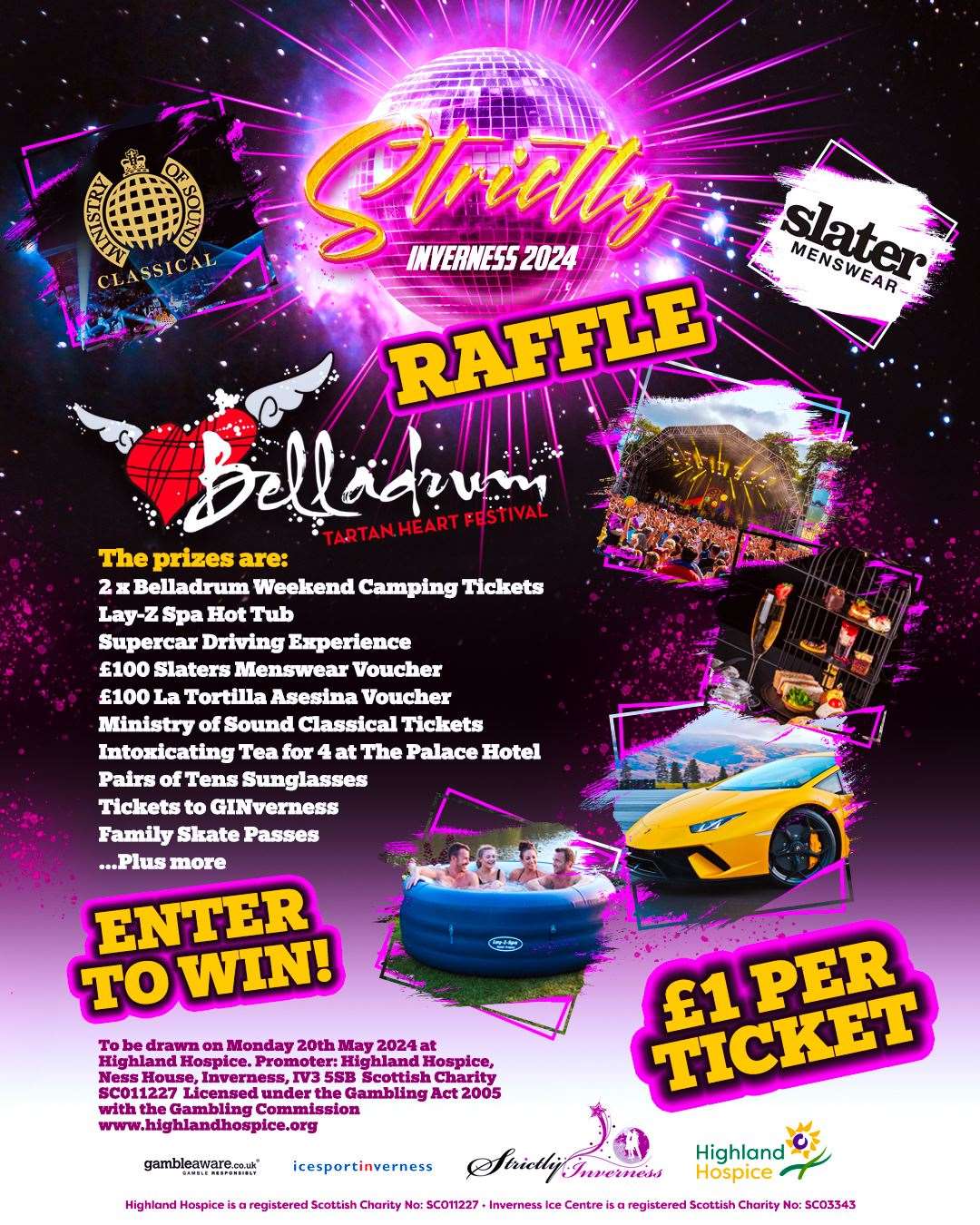 The Strictly Raffle has some awesome prizes to be won.