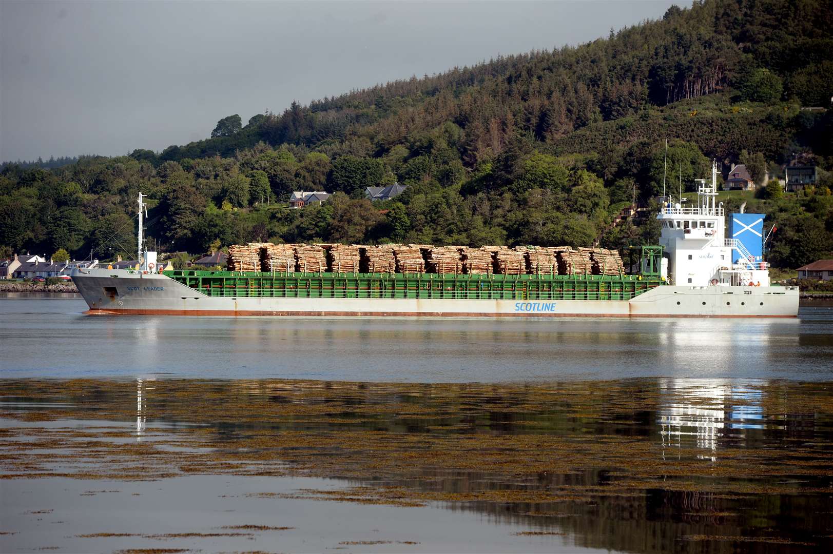 Timber continues to be an important cargo for Inverness Harbour.