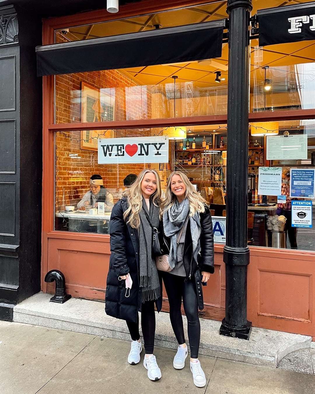 Diane and her pal Cassi in New York.