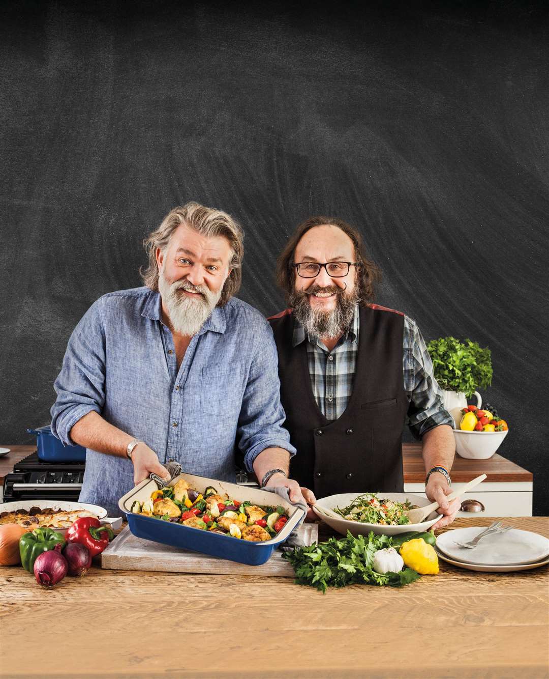 Si King (left) and Dave Myers aka the Hairy Bikers. Picture: PA Photo/Andrew Hayes-Watkins