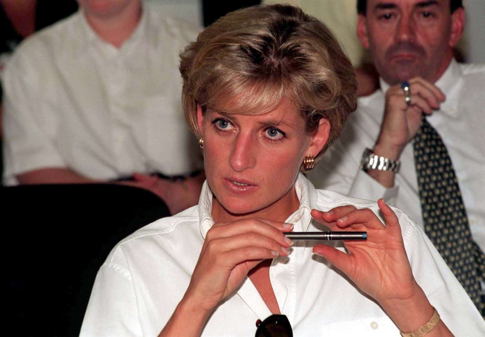 Diana, Princess of Wales in Angola in 1997 (John Stillwell/PA)