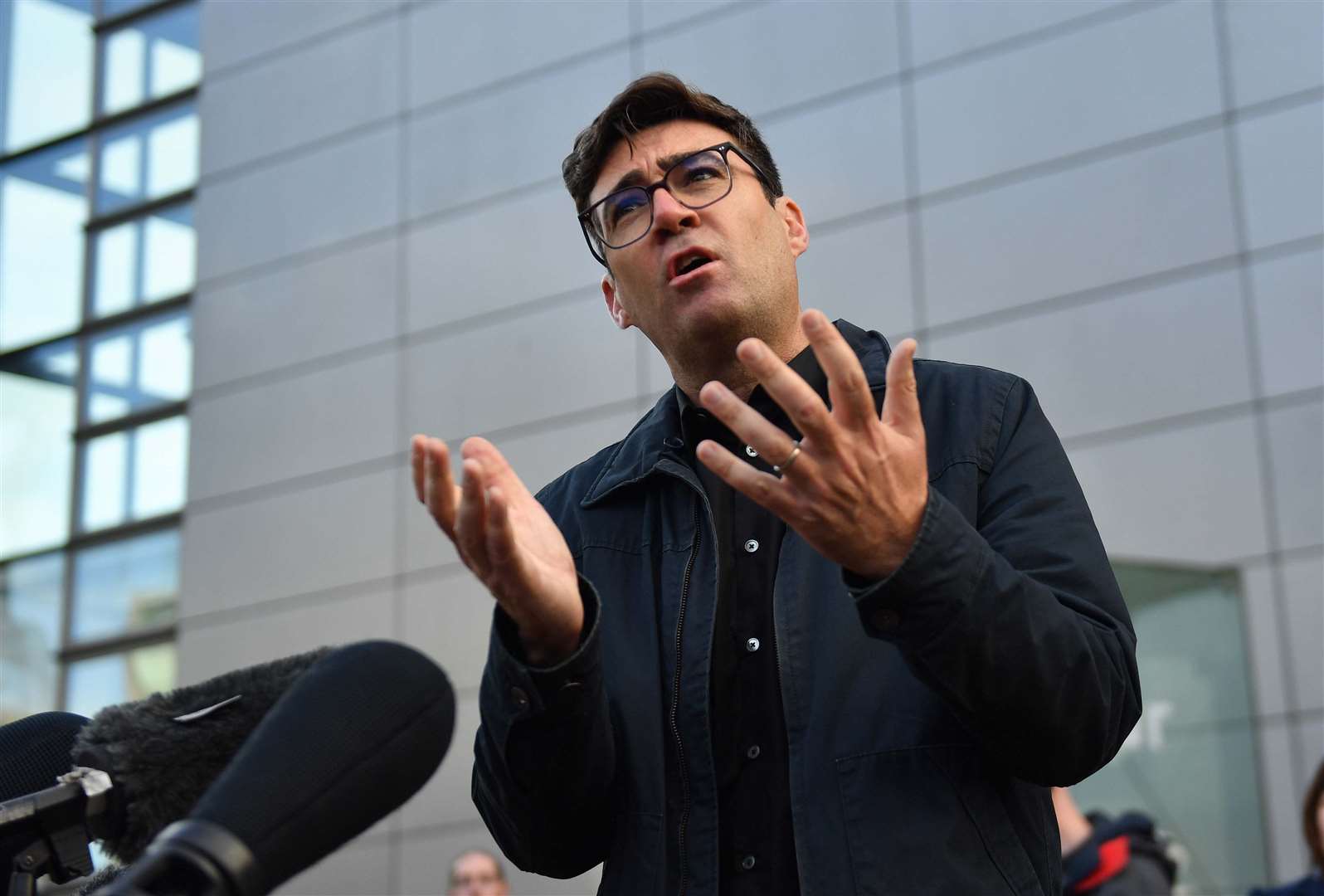 Greater Manchester Mayor Andy Burnham backs the UnitedCity campaign (Jacob King/PA)