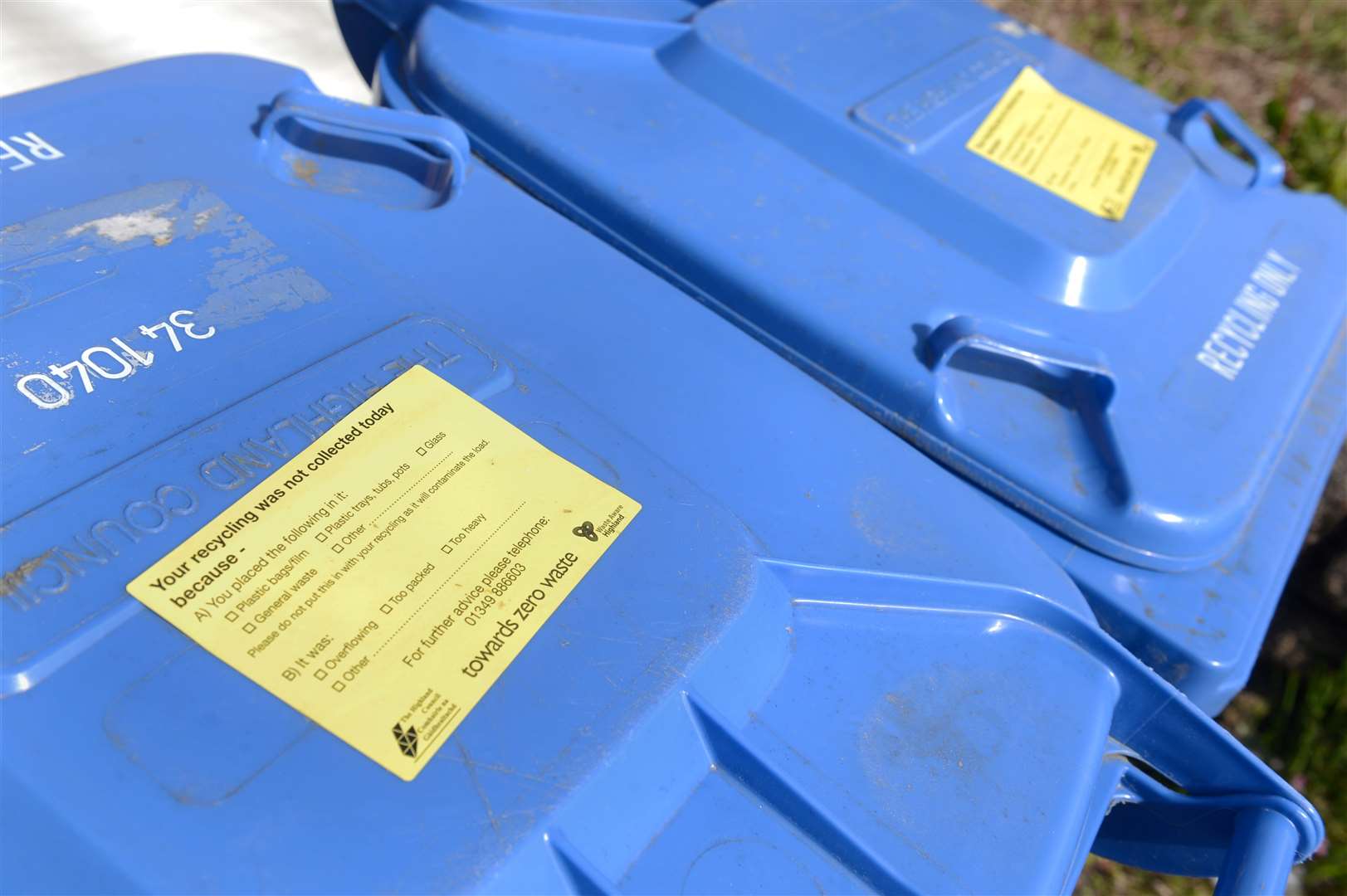 Highland still lags behind other areas when it comes to recycling.